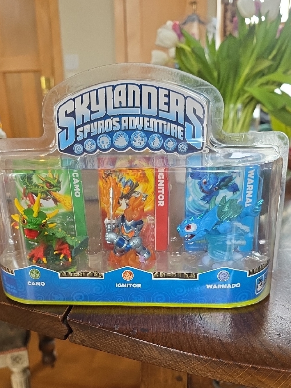 Skylanders Spyro's Adventure 3-Pack Action Figures - Green, Orange, Blue